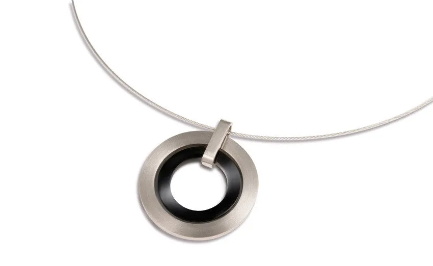 0741-06 Boccia Titanium Pendant  (choose chain separately)