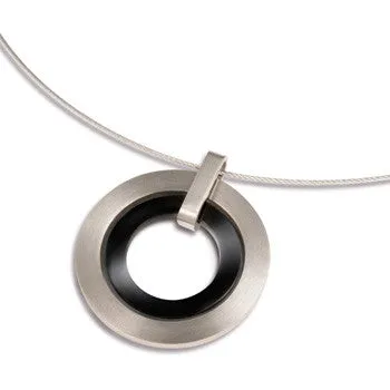 0741-06 Boccia Titanium Pendant  (choose chain separately)