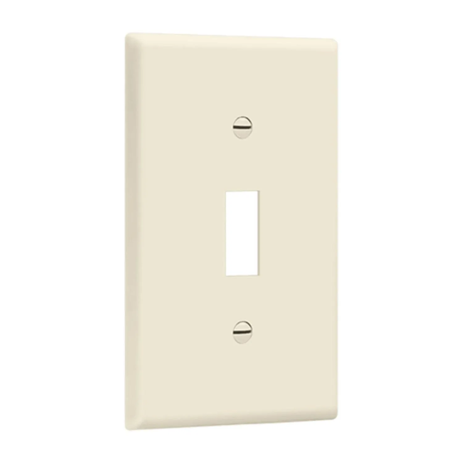 1-Gang Toggle Wall Plate Light Almond