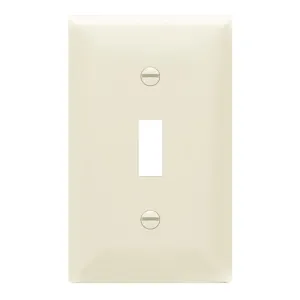 1-Gang Toggle Wall Plate Light Almond