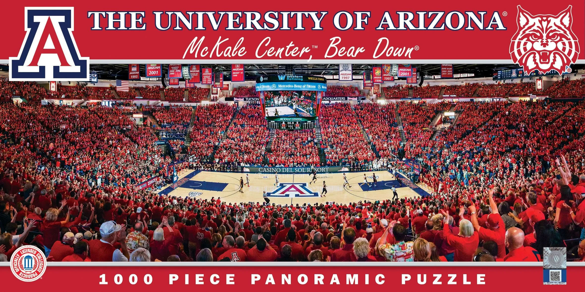 1000 Piece U of A Puzzle