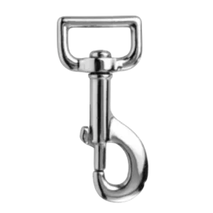 1" Heavy Duty Metal Swivel Snap Hook - Nickel Plated Steel (Sold per Each)