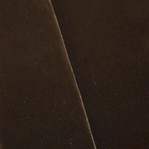 2 1/2 YD PC -- Deep Earthy Brown Velveteen Home Decorating Fabric