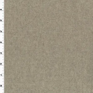 3 7/8 YD PC-Soft Taupe Napped Woven Wool Blend Jacketing Fabric