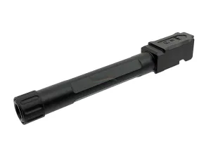 5KU FI Style Threaded Outer Barrel For Marui G17 (14MM CCW, Black)