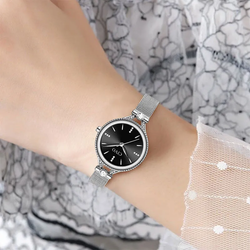 8120C | Quartz Women Watch | Mesh Band