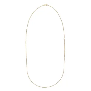 9kt Gold 20" Anchor Chain Necklace