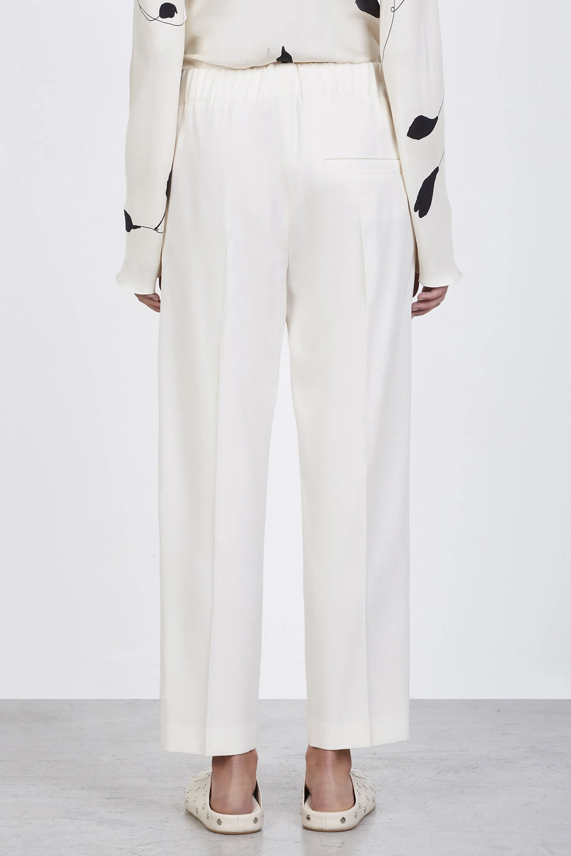 Alysi Meringa Pant - White