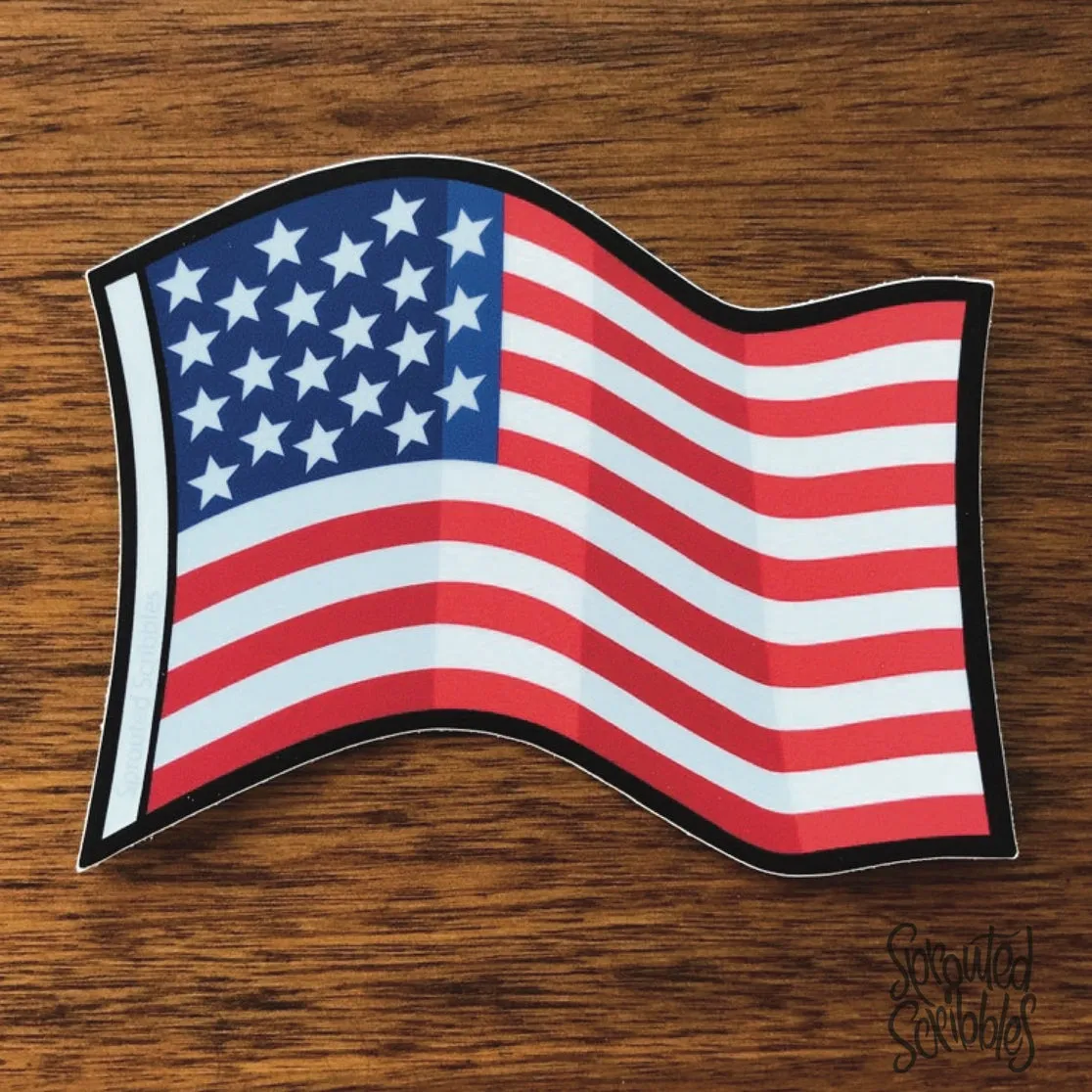 American Flag Freedom Sticker