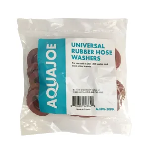 Aqua Joe AJHW-20PK Universal Rubber Hose Washers (20 Count)