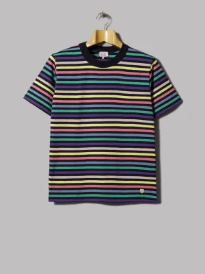 Armor-Lux T-Shirt Oi Polloi (Rich Navy / Rainbow)