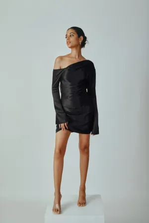 Beverly Mini Dress - Black | Relove