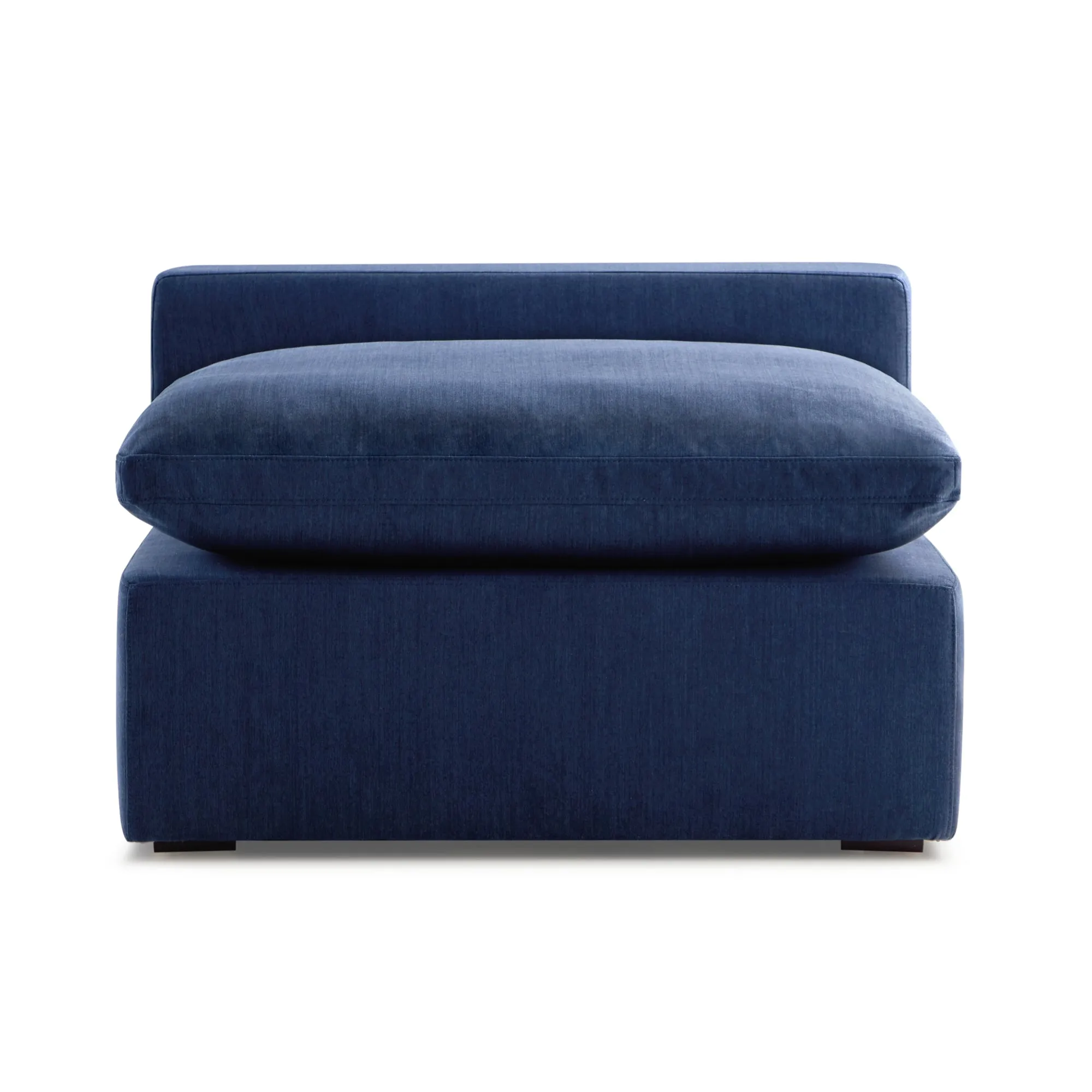 Bowe XL Chaise Shaped Sectional Navy