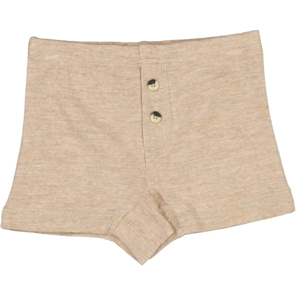 Boys Wool Tights - khaki melange