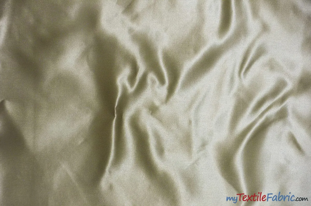 Bridal Satin Fabric - Shiny Bridal Satin - 60&#34; Wide - Sample Swatch