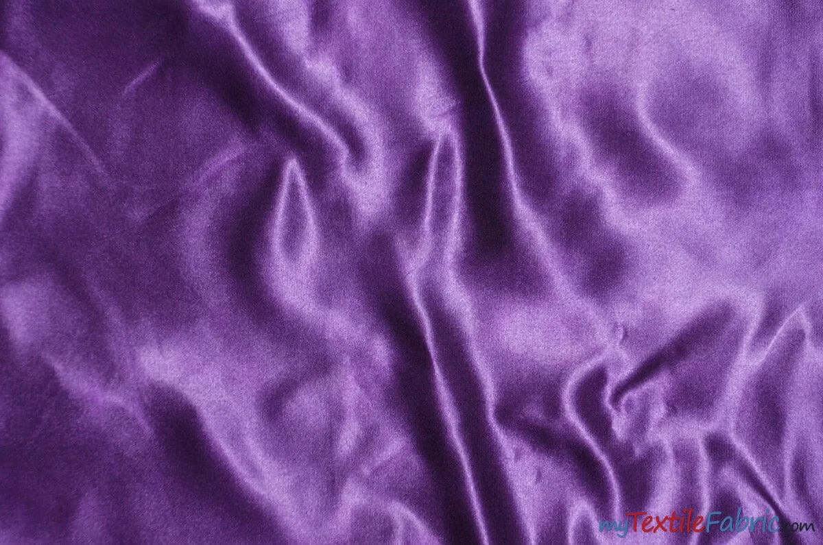 Bridal Satin Fabric - Shiny Bridal Satin - 60&#34; Wide - Sample Swatch