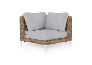 Brown Wicker Outdoor Sectional Chair (Outer Certified)