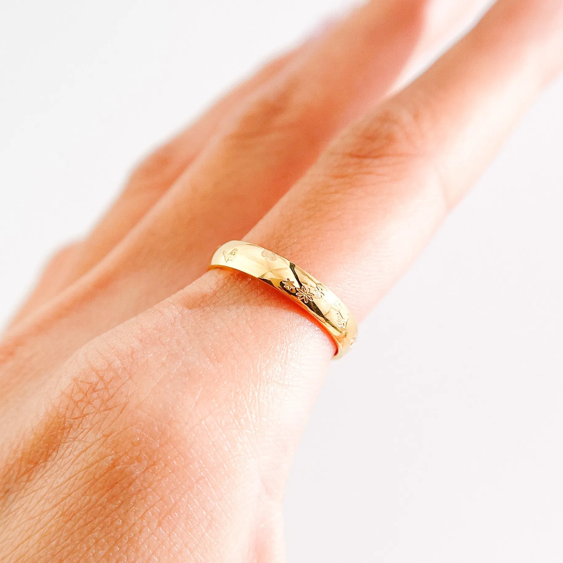 Butterfly Band Ring