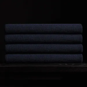 Cashmere Waffle Blanket - Navy