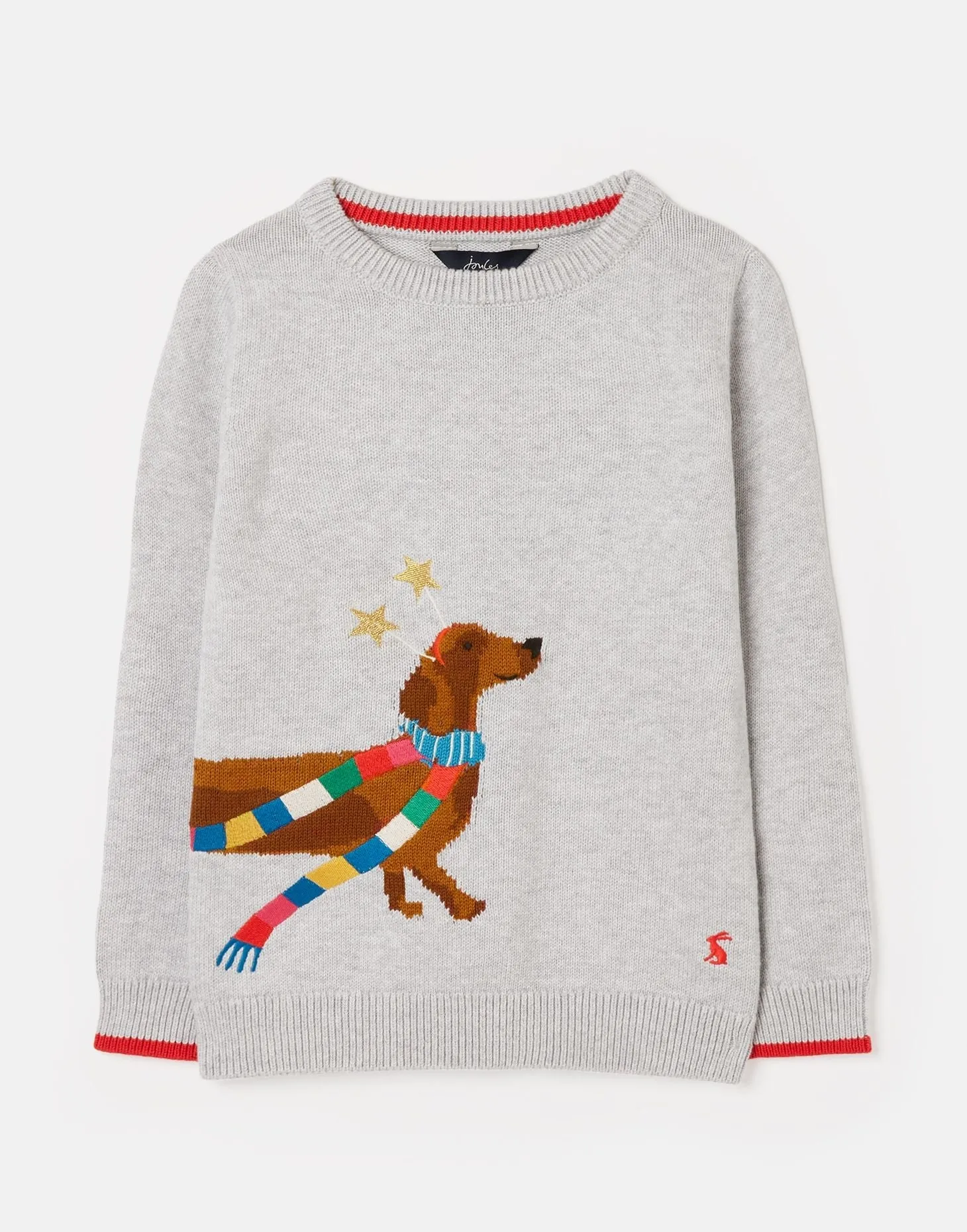 Christmas Dog Printed Sweater | Joules