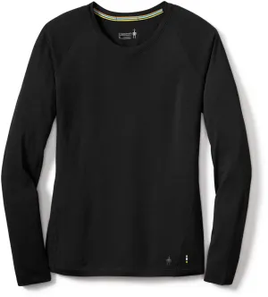 Classic all-season basic top in merino wool with long sleeves - women's Smartwool ,  black