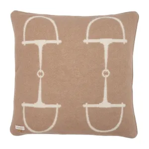 CLASSIC BIT CUSHION NZ WOOL NOUGAT