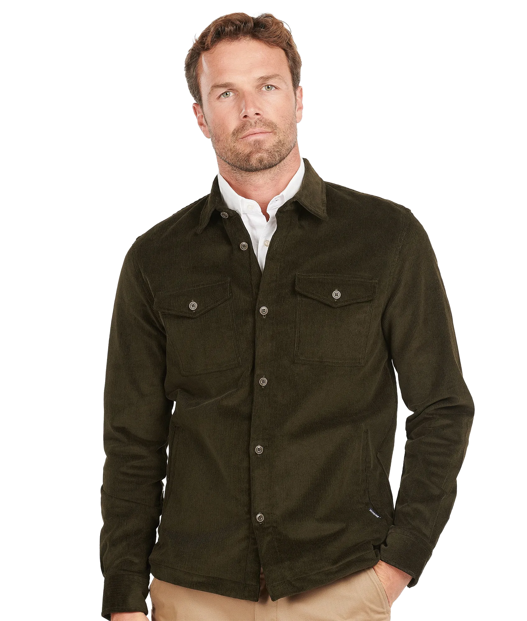 Cord Overshirt - Green