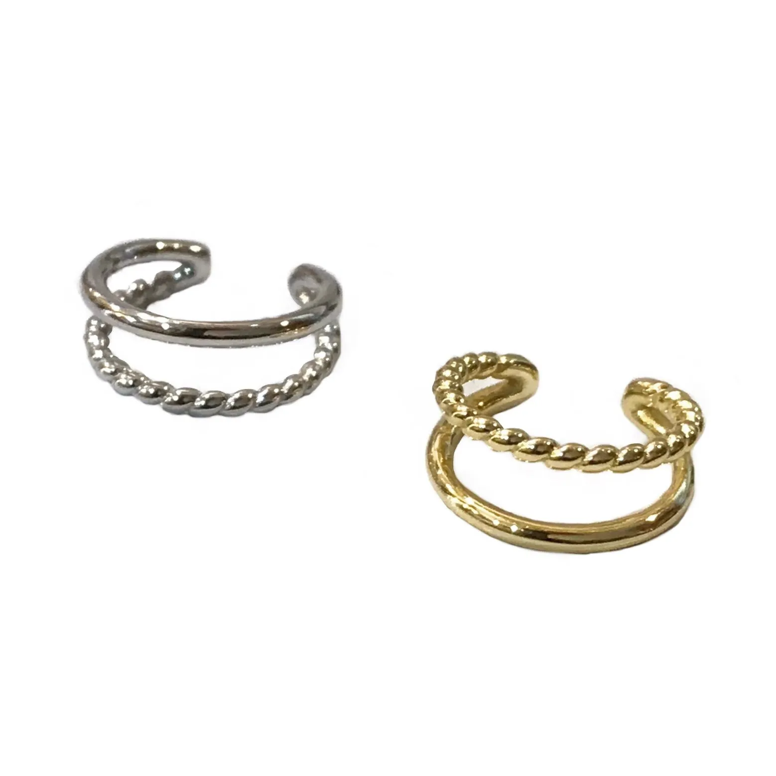 Double Pattern Ear Cuff