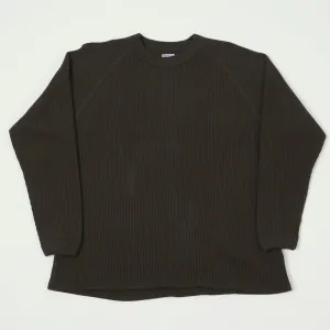 Dubbleworks Heavy Waffle L/S Tee - Sumikuro