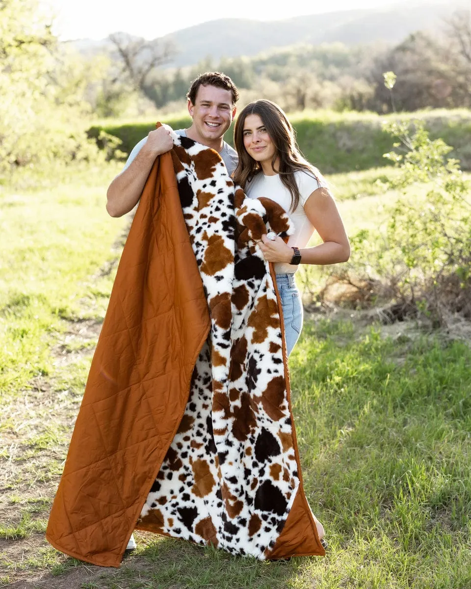 Everywhere Blanket - Brown Cow