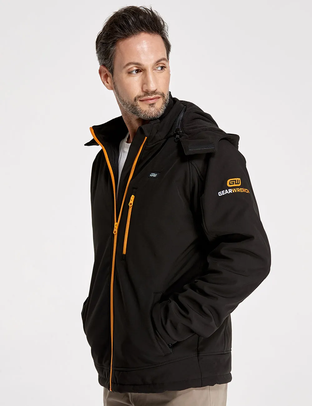 Final Sale - ororo x GearWrench® Men's Heated Hooded Jacket (Battery Set Not Included)