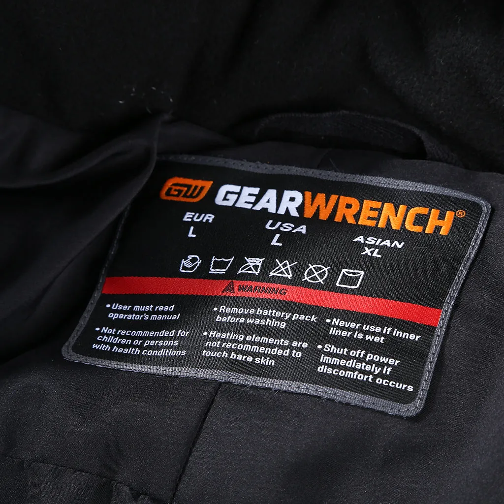 Final Sale - ororo x GearWrench® Men's Heated Hooded Jacket (Battery Set Not Included)