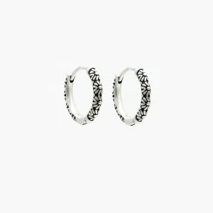 Floral Sterling Silver Earring