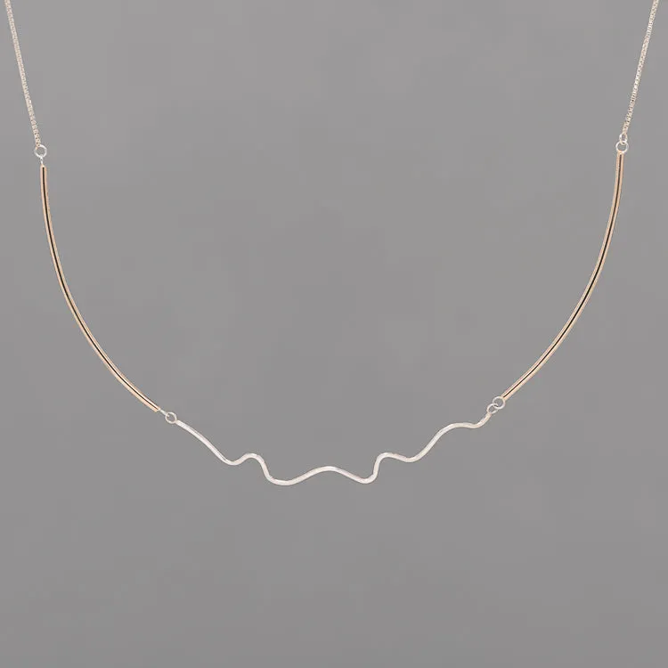 FREEDOM TWO TONE NECKLACE