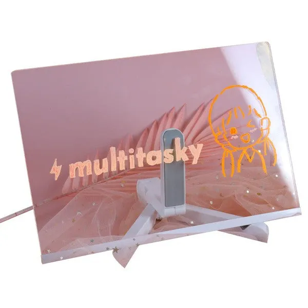 Glowing Acrylic Message Board Set