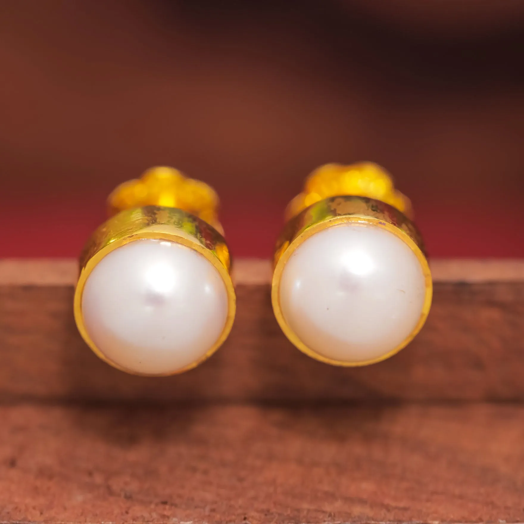 Gold earring PPST1BP-051