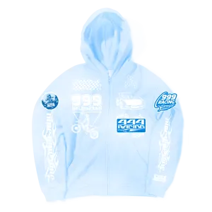 GOODBYE SKY RACE ZIP HOODIE