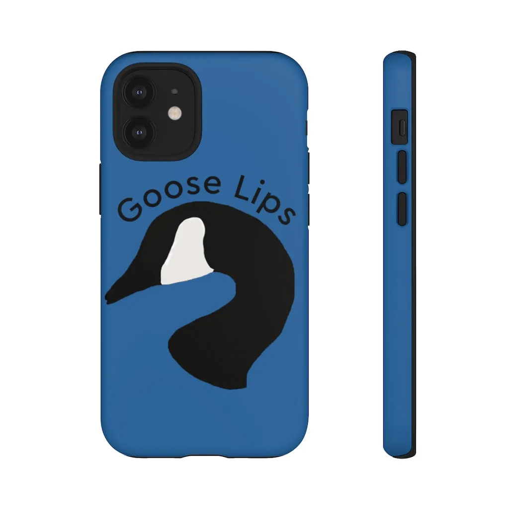 Goose Lips Blue Tough Cases