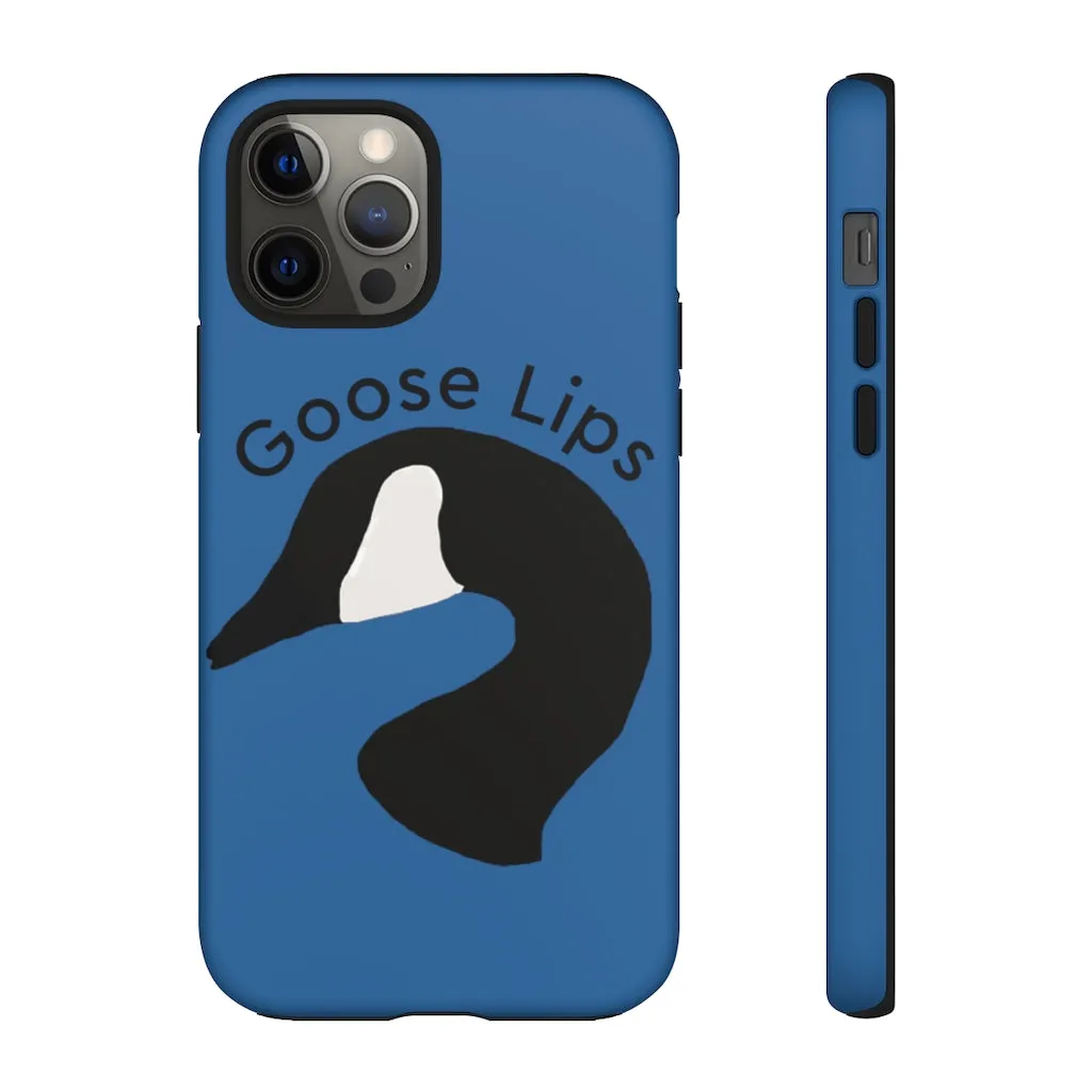 Goose Lips Blue Tough Cases