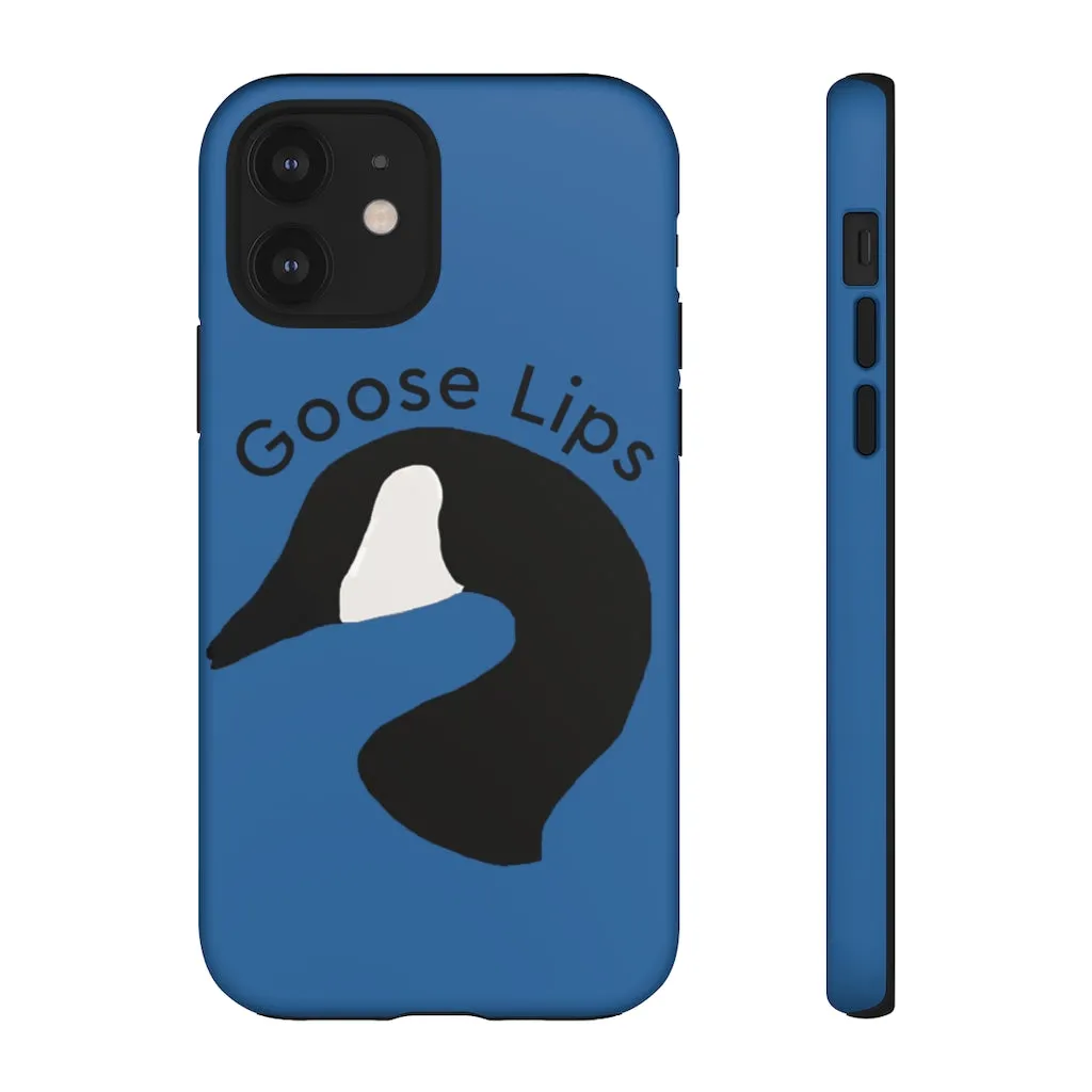 Goose Lips Blue Tough Cases