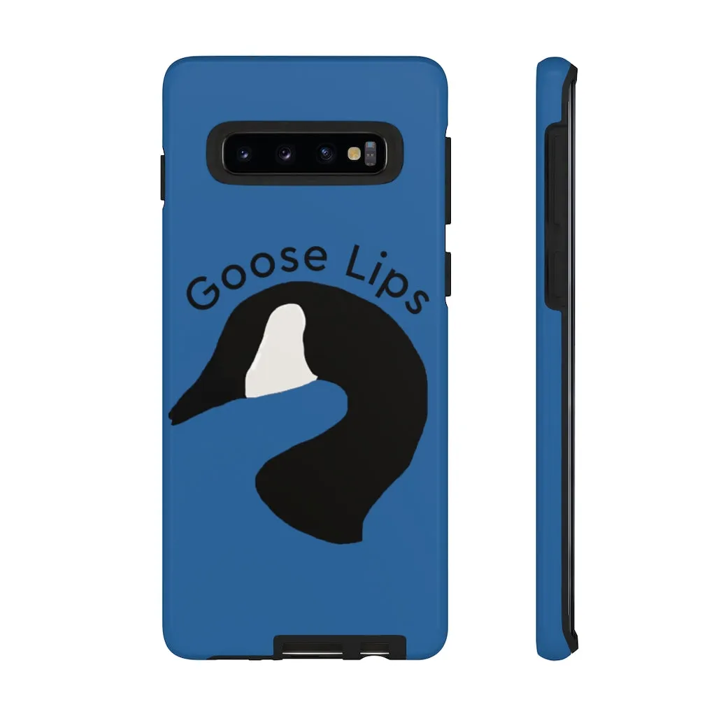 Goose Lips Blue Tough Cases