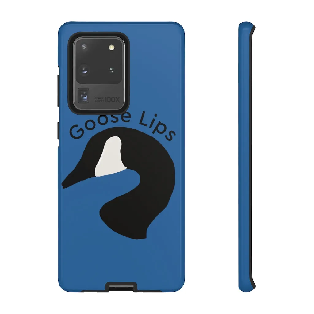 Goose Lips Blue Tough Cases