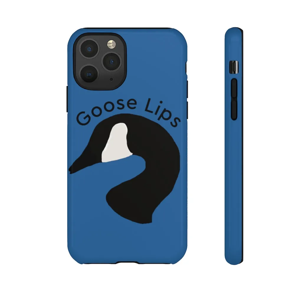 Goose Lips Blue Tough Cases