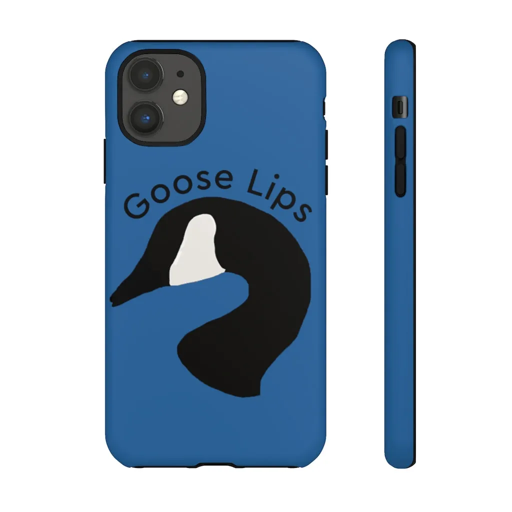 Goose Lips Blue Tough Cases