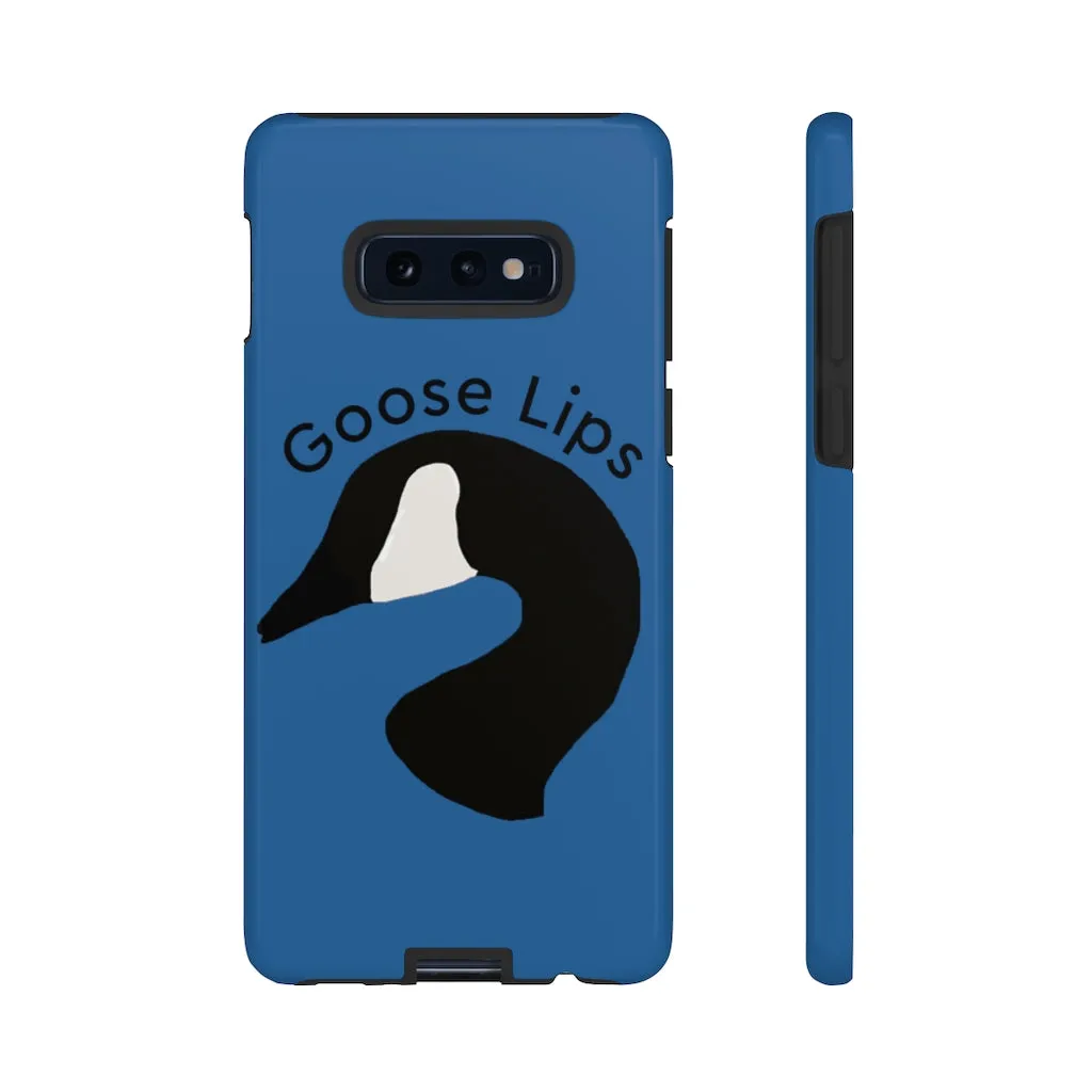 Goose Lips Blue Tough Cases