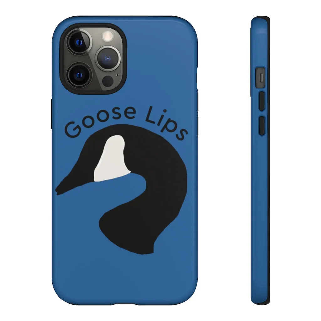 Goose Lips Blue Tough Cases