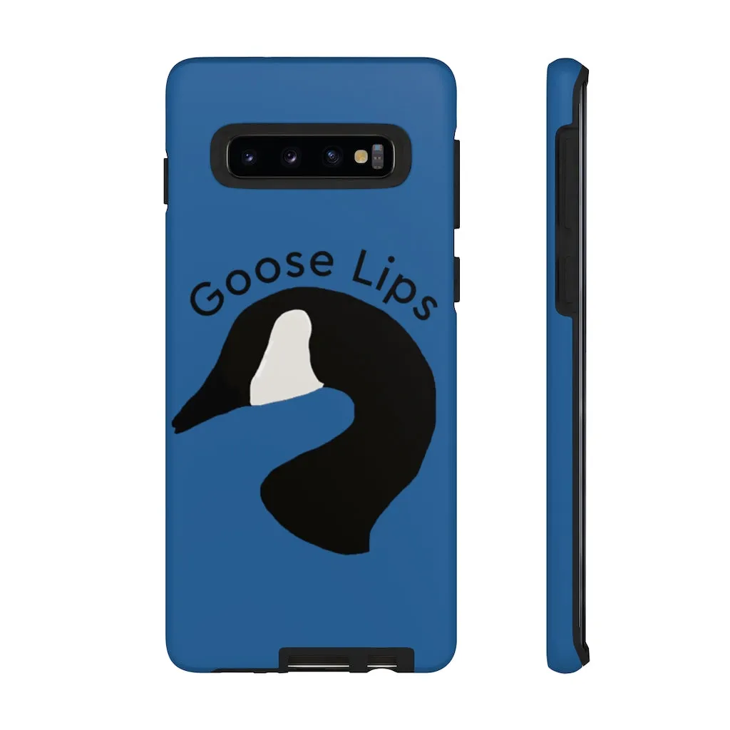 Goose Lips Blue Tough Cases