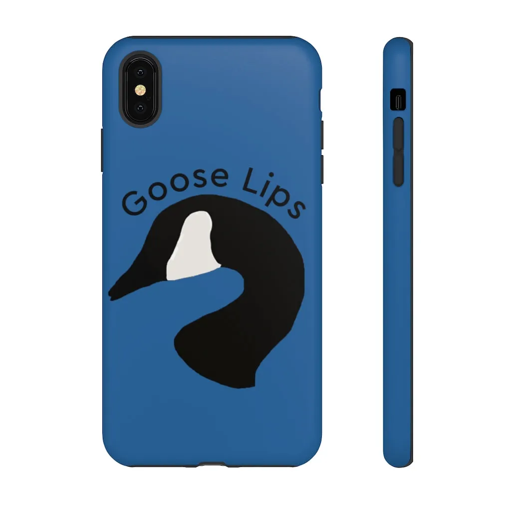 Goose Lips Blue Tough Cases