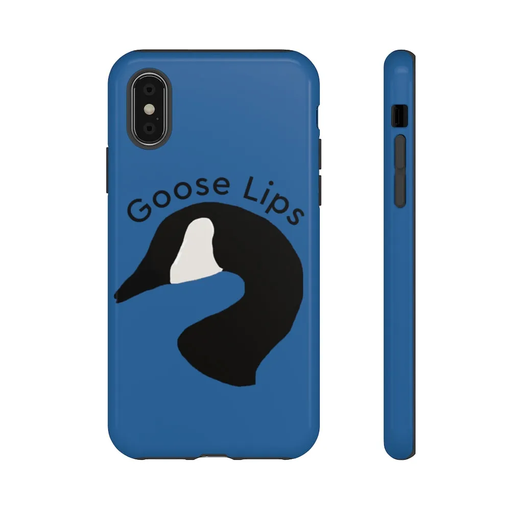 Goose Lips Blue Tough Cases