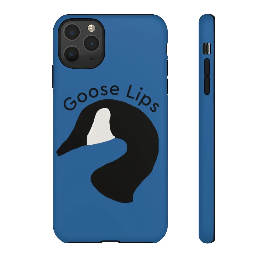 Goose Lips Blue Tough Cases